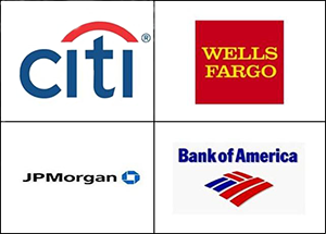 Big Four Bank Logos