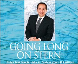 John Paulson, Hedge Fund Manager, Is Praised in the 2010 Spring/Summer Issue of the Alumni Magazine of the Stern School of Business