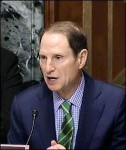 Senator Ron Wyden, Chair of Senate Finance Committee Taking Testimony on Retirement Plans for Americans