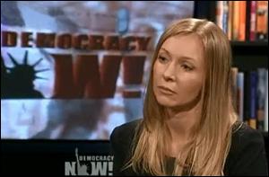 Alayne Fleischmann, Appearing on DemocracyNow! to Discuss Her Allegations Against JPMorgan Chase