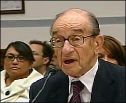 Alan Greenspan, Former Fed Chairman, Testifying to the House Oversight Committee on How He Got It Wrong, October 23, 2008
