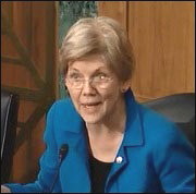 Senator Elizabeth Warren Questions Panel Members at the March 3, 2015 Hearing on Fed Accountability and Reform