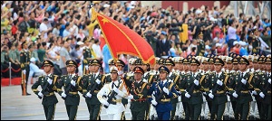 China Rehearses for September 3, 2015 World War II Parade