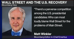 Matt Winkler Wants the Anti-Wall Street Bashing to Stop