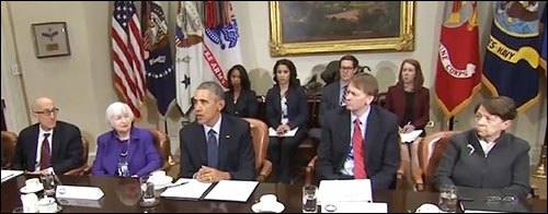 President Obama Calls Surprise Meeting With Financial Stability Oversight Council Members