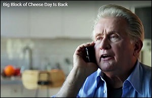 Martin Sheen, Who Played President Jed Bartlet in the Hit TV Series, "West Wing," Helped President Obama Promote "Big Block of Cheese Day," an Idea Taken Directly from the Script of the Show