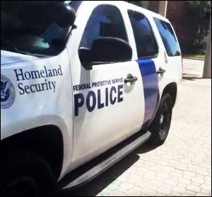 Homeland Security Vehicle Disrupts Citizen Journalist Interviews by Constant Honking During First Hearing in DNC Fraud Lawsuit
