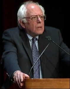 Senator Bernie Sanders Speaking at George Washington University, November 16, 2016
