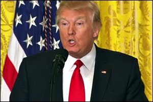 President Donald Trump Berates the Media in a Hastily Called Press Conference on February 16, 2017