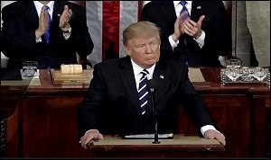 President Donald Trump Addresses a Joint Session of Congress, February 28, 2017