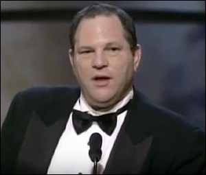 Harvey Weinstein Accepting an Oscar for "Shakespeare in Love" at 1999 Academy Awards