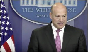 Gary Cohn Discusses the Trip to Davos at White House Press Briefing, January 23, 2018
