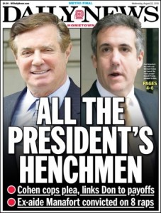 New York Daily News Front Page, August 22, 2018-ii