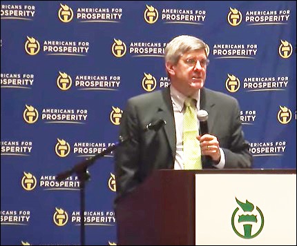 Stephen Moore Speaking at an Americans for Prosperity Dinner in Tulsa, Oklahoma April 14, 2016