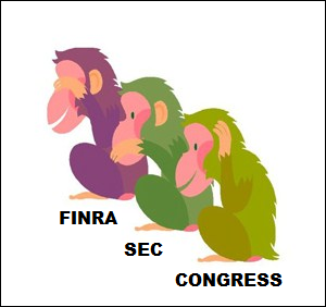 FINRA-SEC-CONGRESS As Monkeys Unable to Deal With the Problem Of High Frequency Trading