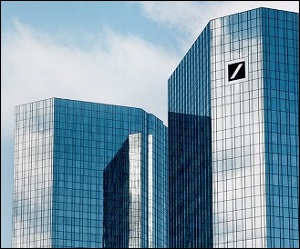 Deutsche Bank Headquarters in Frankfurt, Germany