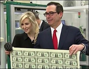 Actress Louise Linton and Husband, U.S. Treasury Secretary  Steve Mnuchin 