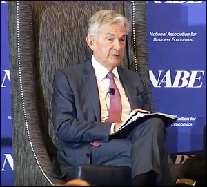 Federal Reserve Chairman Jerome Powell Speaking at the National Association of Business Economists on October 8, 2019