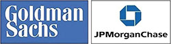 Goldman Sachs and JPMorgan Chase Logos
