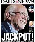 Senator Bernie Sanders' Win in Nevada Caucus Featured on Front Page of New York Daily News