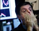 Frightened Wall Street Trader