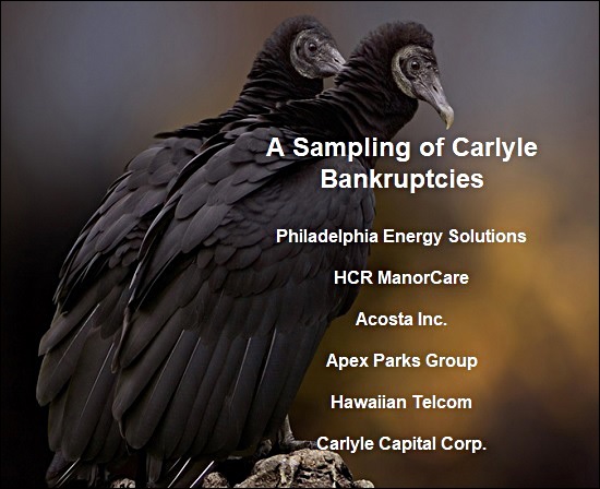Carlyle Group Bankruptcies