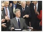 President Bill Clinton Signing Repeal of Glass-Steagall Act