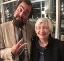 David Zervos and Janet Yellen, April 2, 2018