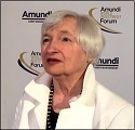 Janet Yellen at the Amundi World Investment Forum in Paris in 2018 (Thumbnail
